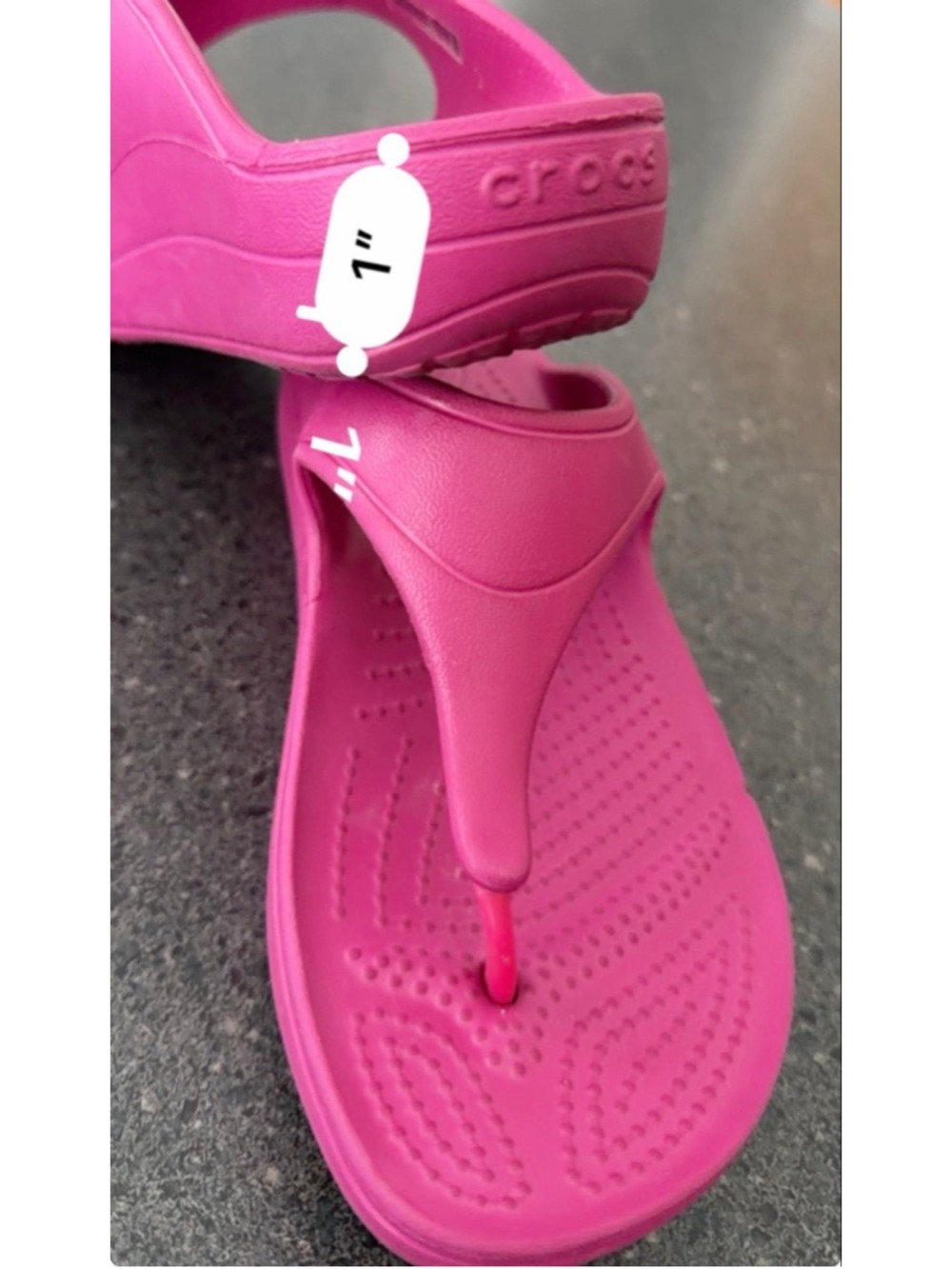 Crocs Women's Sloane Platform Flip-Flops size 6 - Picture 9 of 9